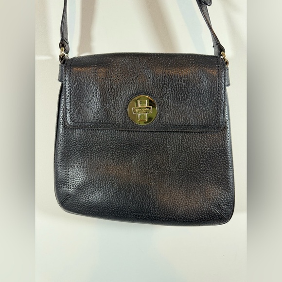 Kate Spade York Street Double Vanessa Noel Leather Hobo Shoulder Bag Black - Picture 4 of 16